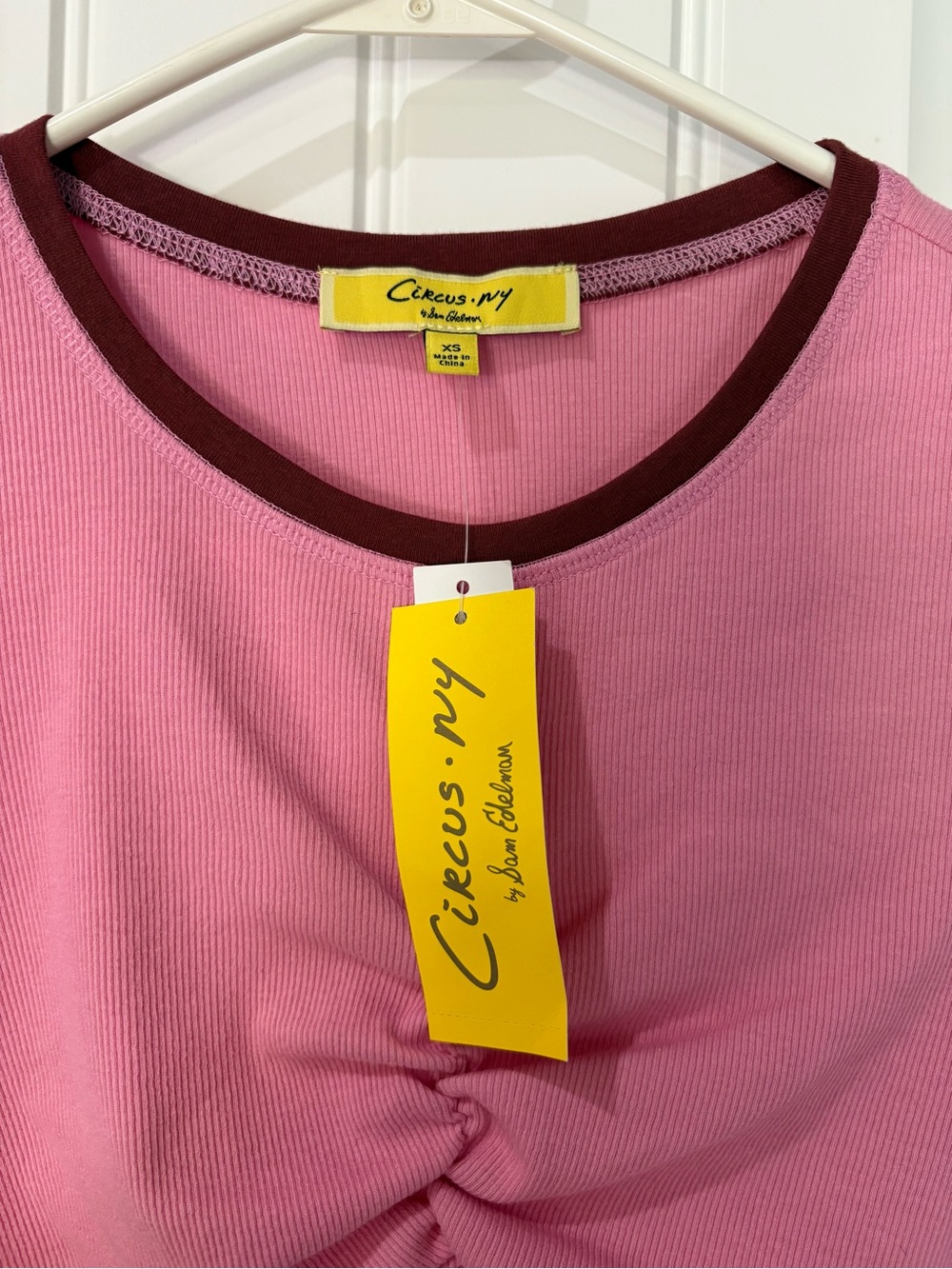 Circus by Sam Edelman Cinch Front Ribbed Top - Picture 3 of 4